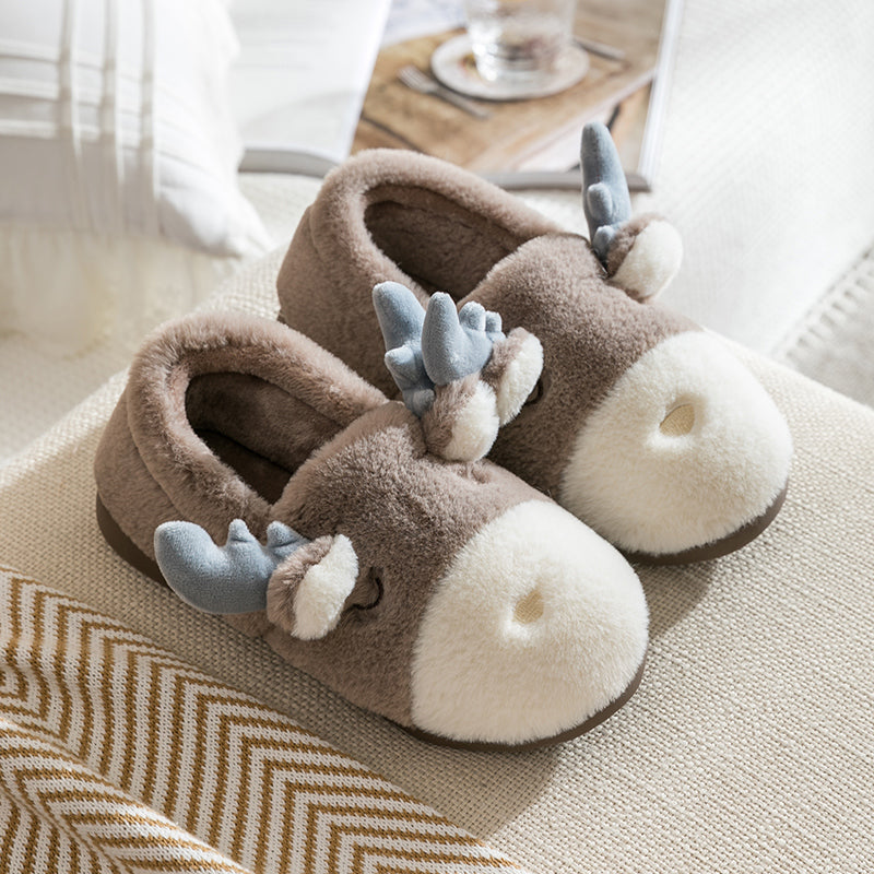 Home cute cotton slippers