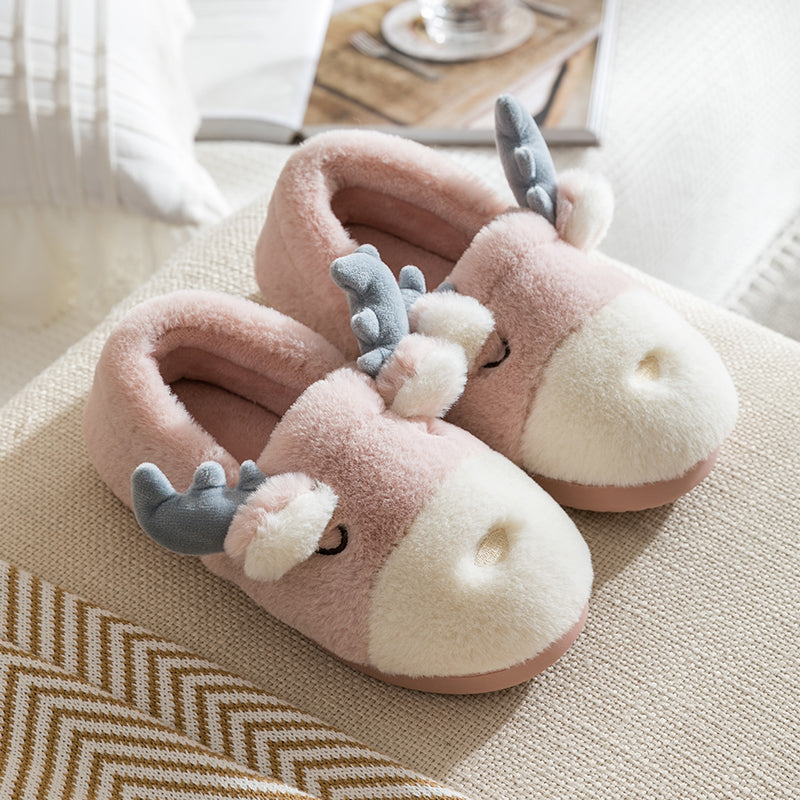 Home cute cotton slippers
