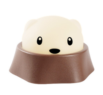 USB Chargeable LED Hamster Night Light Cute Patting Lamp Kid's Toy Christmas Birthday Gift