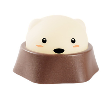 USB Chargeable LED Hamster Night Light Cute Patting Lamp Kid's Toy Christmas Birthday Gift